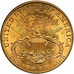 20 dollar 1906 Large Reverse coin