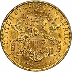 20 dollar 1907 Large Reverse coin