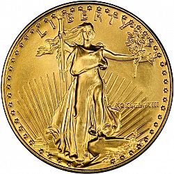 Bullion 1987 Large Obverse coin