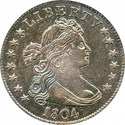 quarter 1804 Large Obverse coin