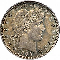 quarter 1903 Large Obverse coin
