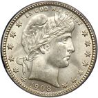 quarter 1908 Large Obverse coin