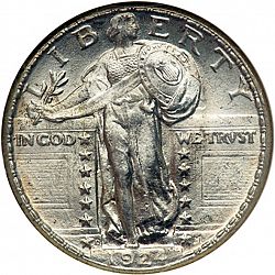 quarter 1924 Large Obverse coin