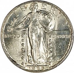 quarter 1926 Large Obverse coin