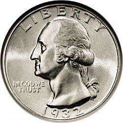 quarter 1932 Large Obverse coin