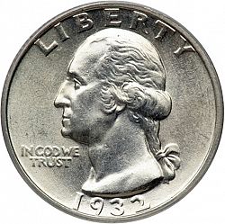 quarter 1932 Large Obverse coin