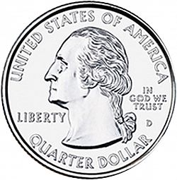 quarter 1999 Large Obverse coin