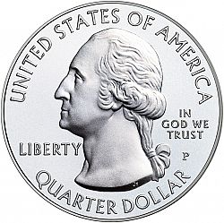 quarter 2013 Large Obverse coin