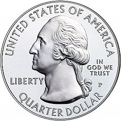 quarter 2013 Large Obverse coin