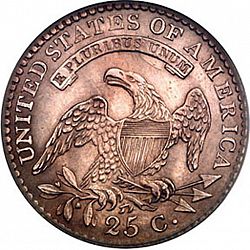 quarter 1818 Large Reverse coin