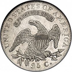 quarter 1821 Large Reverse coin