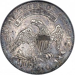 quarter 1827 Large Reverse coin