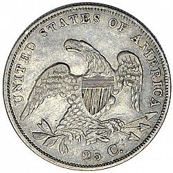 quarter 1836 Large Reverse coin
