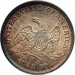 quarter 1838 Large Reverse coin