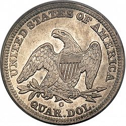 quarter 1842 Large Reverse coin