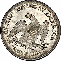 quarter 1850 Large Reverse coin