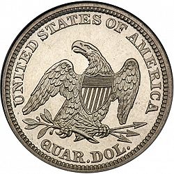 quarter 1863 Large Reverse coin