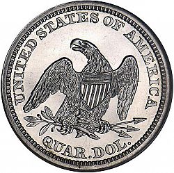 quarter 1864 Large Reverse coin