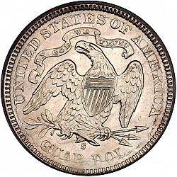 quarter 1876 Large Reverse coin