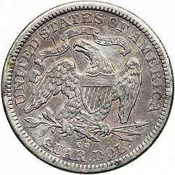 quarter 1876 Large Reverse coin