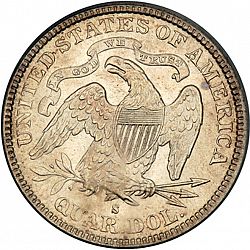 quarter 1891 Large Reverse coin