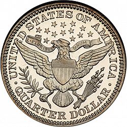 quarter 1901 Large Reverse coin