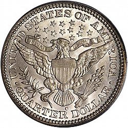 quarter 1902 Large Reverse coin