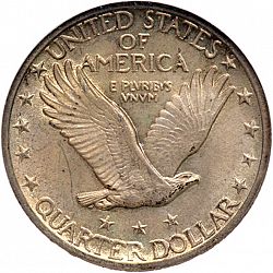 quarter 1917 Large Reverse coin