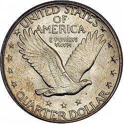 quarter 1918 Large Reverse coin