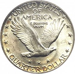 quarter 1918 Large Reverse coin