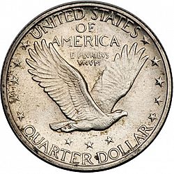 quarter 1919 Large Reverse coin