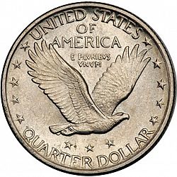 quarter 1921 Large Reverse coin