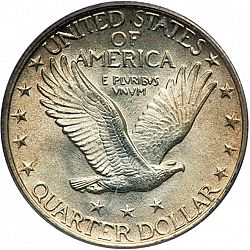 quarter 1924 Large Reverse coin