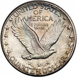 quarter 1924 Large Reverse coin