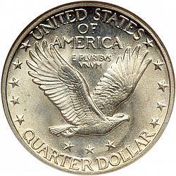 quarter 1927 Large Reverse coin