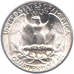quarter 1945 Large Reverse coin