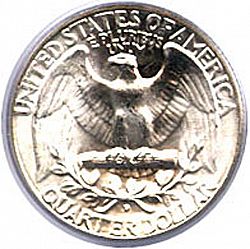 quarter 1951 Large Reverse coin