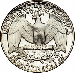 quarter 1957 Large Reverse coin