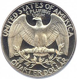 quarter 1973 Large Reverse coin