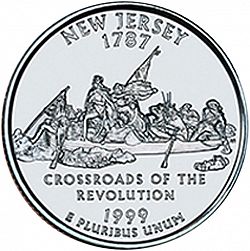 quarter 1999 Large Reverse coin