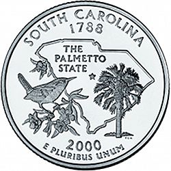 quarter 2000 Large Reverse coin