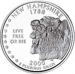 quarter 2000 Large Reverse coin