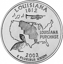 quarter 2002 Large Reverse coin