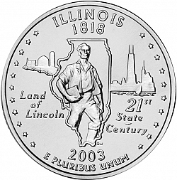 quarter 2003 Large Reverse coin