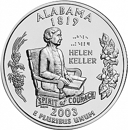 quarter 2003 Large Reverse coin