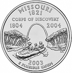 quarter 2003 Large Reverse coin