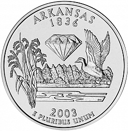 quarter 2003 Large Reverse coin