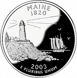 quarter 2003 Large Reverse coin