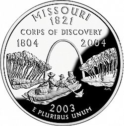 quarter 2003 Large Reverse coin