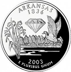 quarter 2003 Large Reverse coin